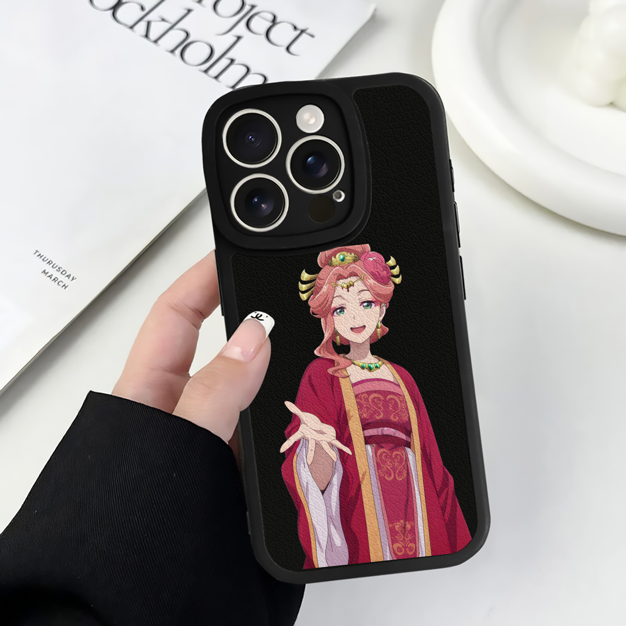 薬屋のひとりごと The Apothecary Diaries 【iPhone 16シリーズ対応】シリコンスマホケース（レザー調） 材質：シリコン